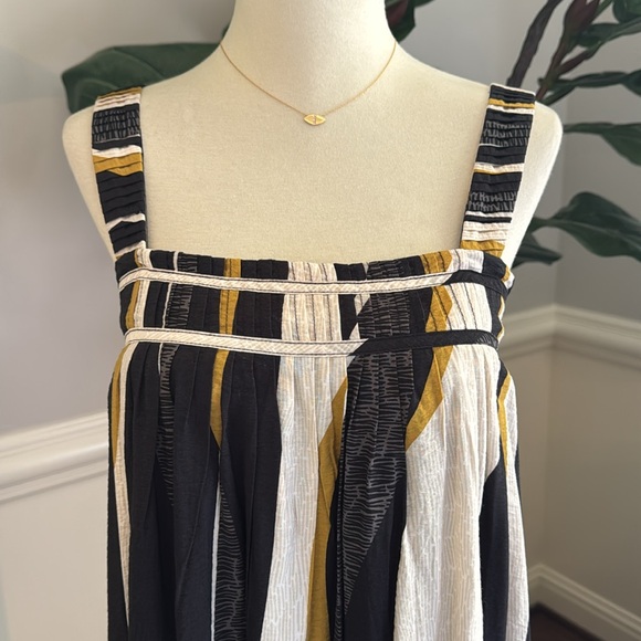 Anthropologie Square Neckline Flowy Midi Dress - Picture 7 of 9